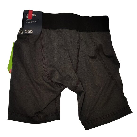 DSG Boy's Gray Compression Short - Picture 2 of 4